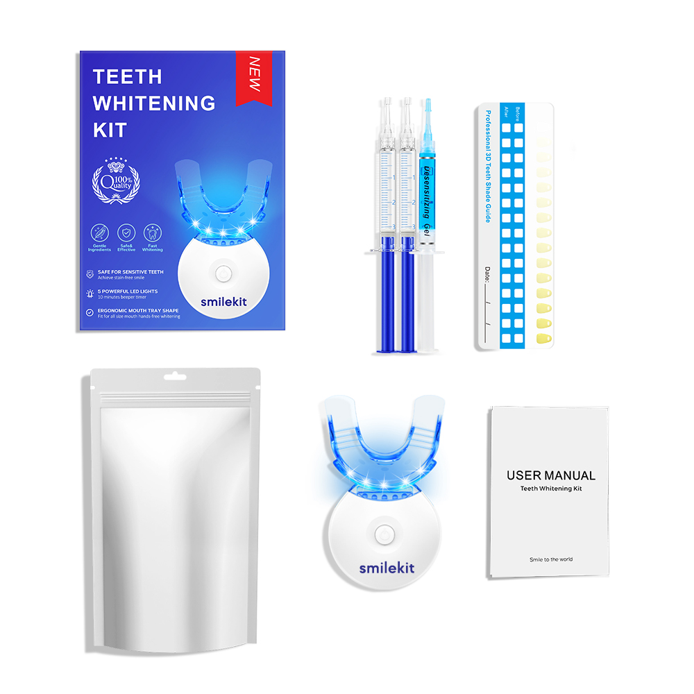 Teeth Whitening Kit At Home - Teeth Whitening Kit - 5X LED