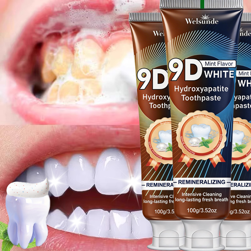 9D WHITE Mint Flavor Hydroxyap - đánh giá và giá Remineralizing Toothpaste