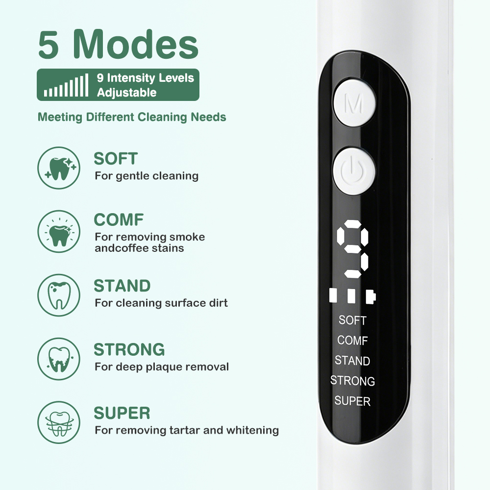 Electric Tooth Cleaner Ultraso - đánh giá và giá Teeth Whitening Mouthwash
