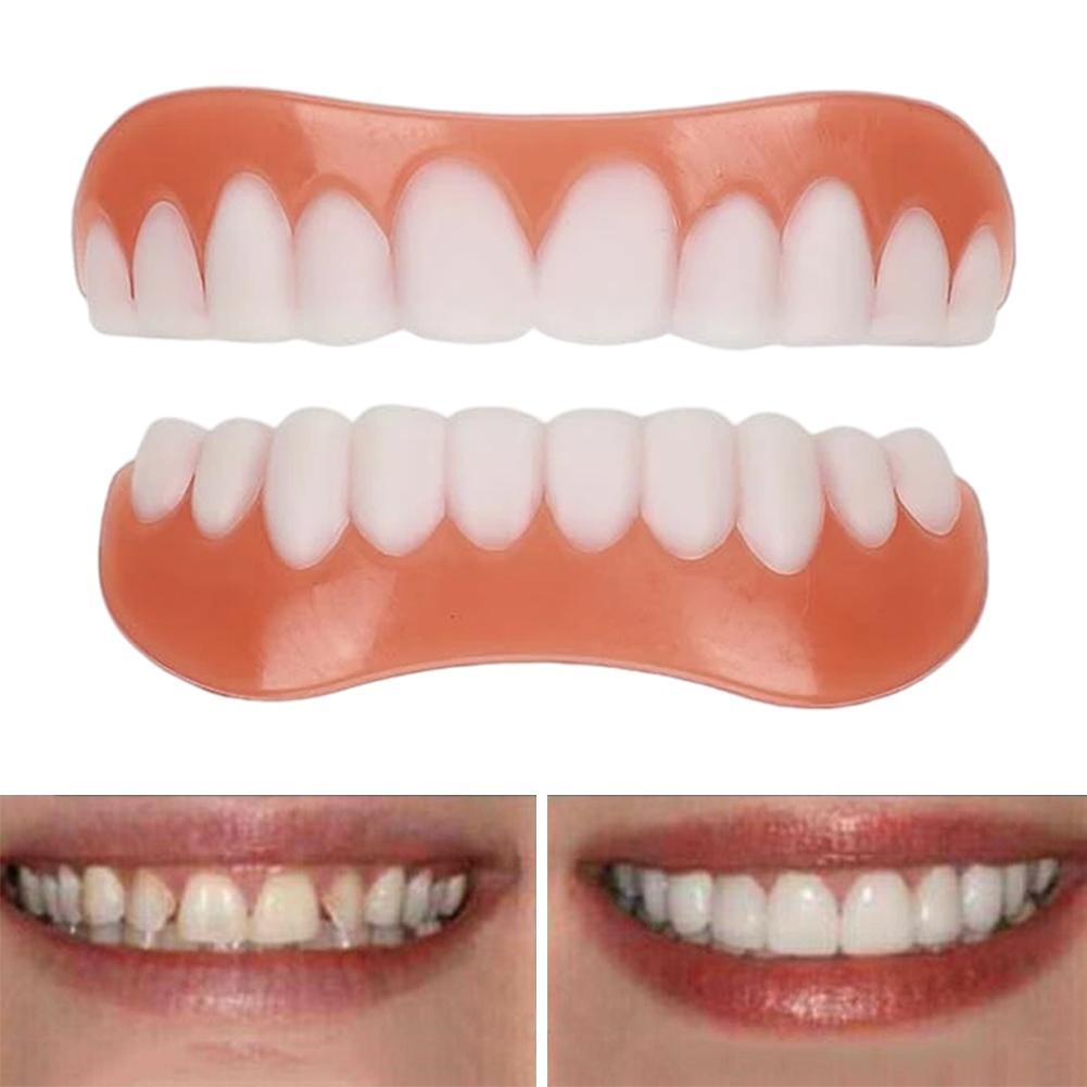New False Teeth Silicone Upper - đánh giá và giá Teeth Whitening Veneers
