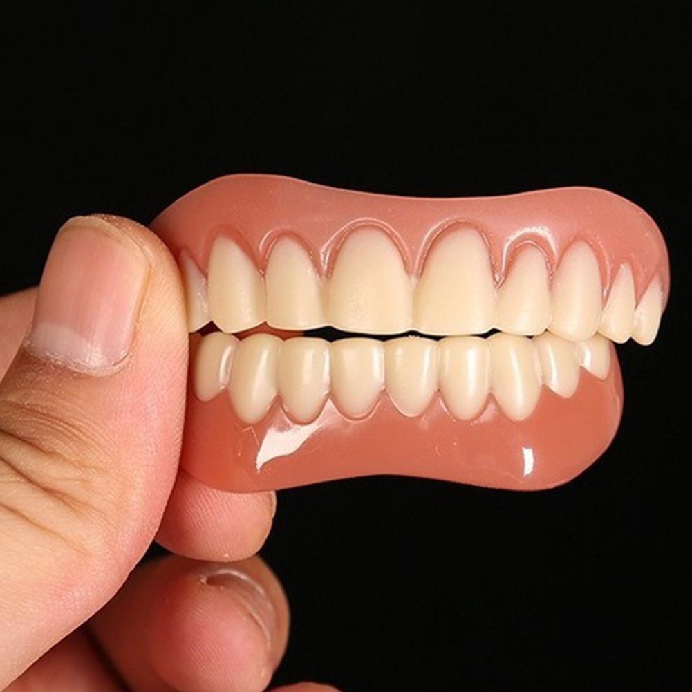 New False Teeth Silicone Upper - đánh giá và giá Teeth Whitening Veneers