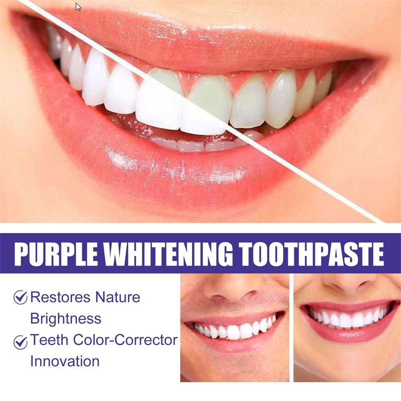 9D Purple Teeth Whitening Toot - đánh giá và giá Remineralizing Toothpaste