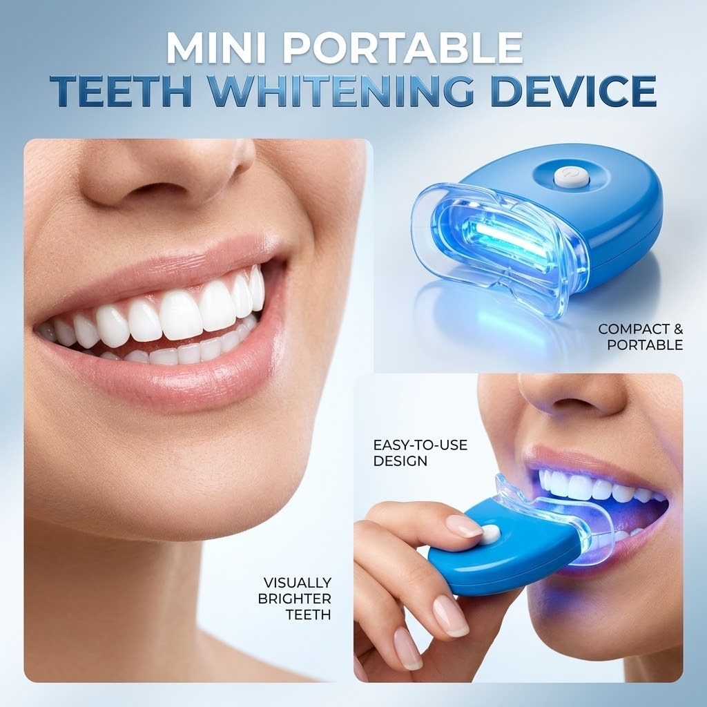 Wireless Cold LED Blue Light T - đánh giá và giá Teeth Whitening Kit At Home