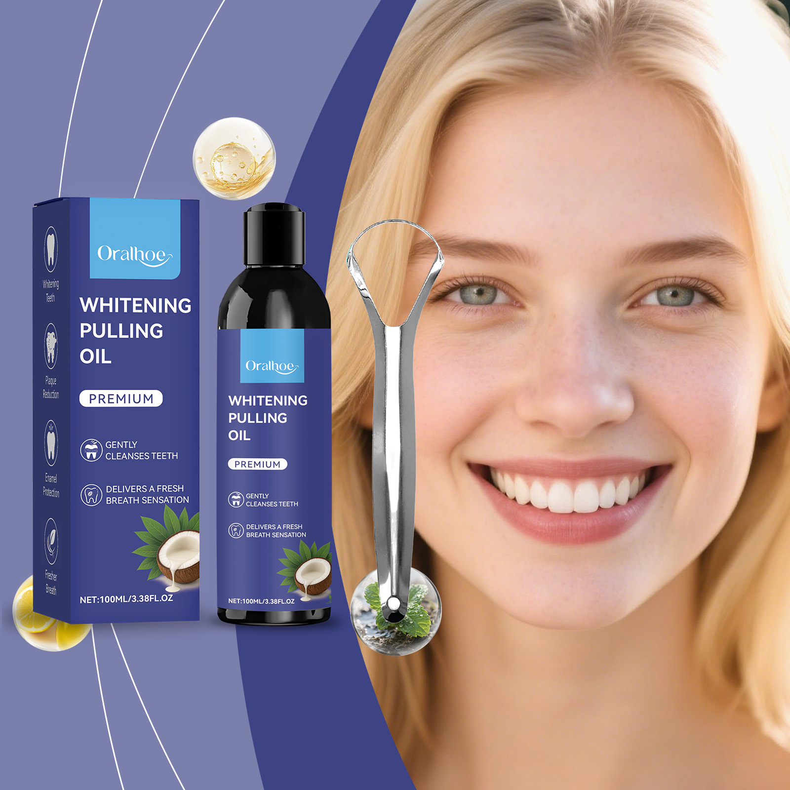 Peppermint Coconut Oil Pulling - đánh giá và giá Teeth Whitening With Coconut Oil