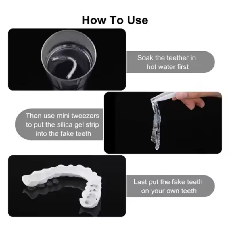 Teeth Veneers Whitening Dentur - đánh giá và giá Teeth Whitening Veneers