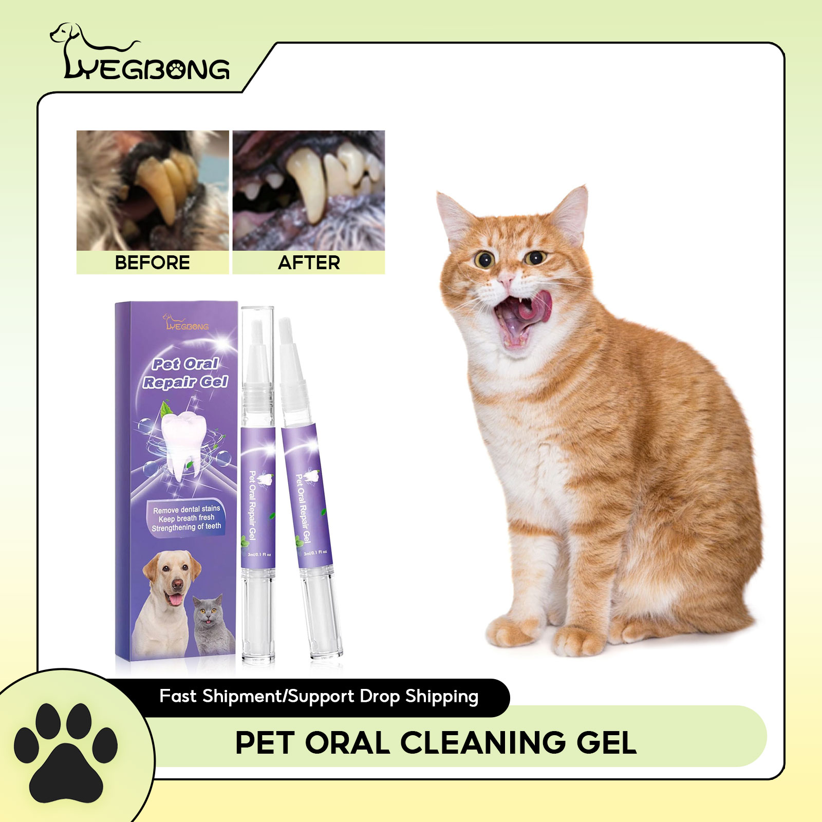 Pet Oral Repair Gel Puppy Tart - đánh giá và giá Teeth Whitening Gels Used By Dentists