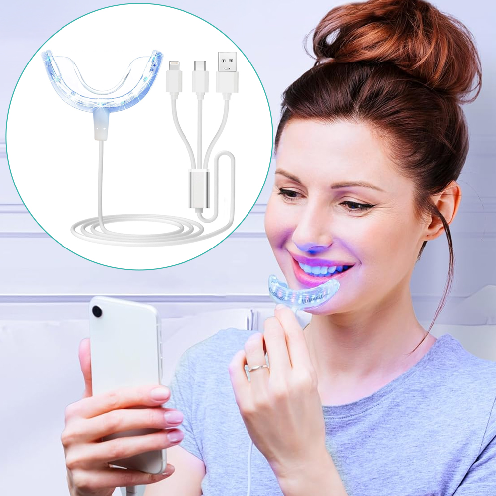 Teeth Whitening Accelerator Li - đánh giá và giá Led Mouth Tray