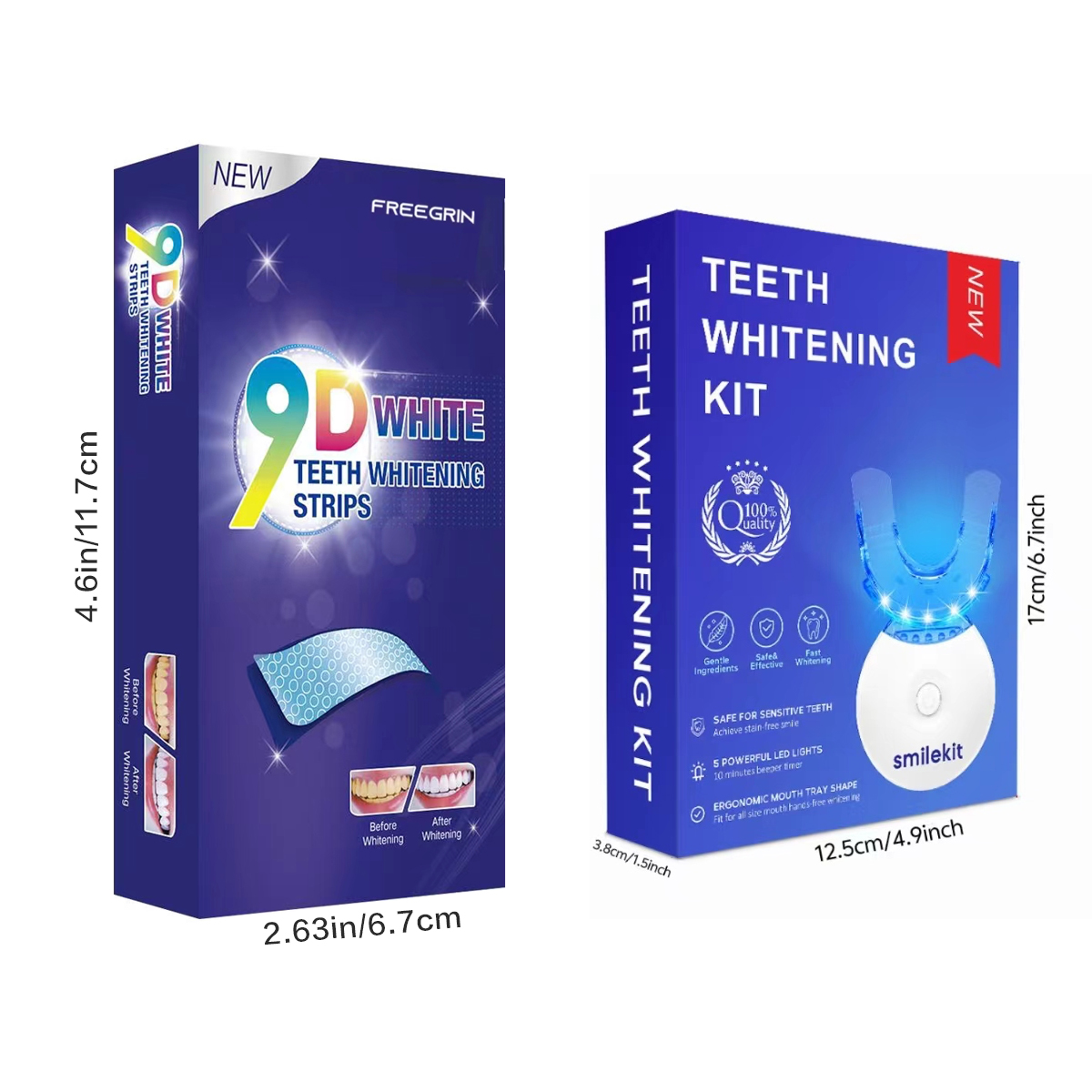 Teeth Whitening Kit - 5X LED L - đánh giá và giá Teeth Whitening Mouthwash