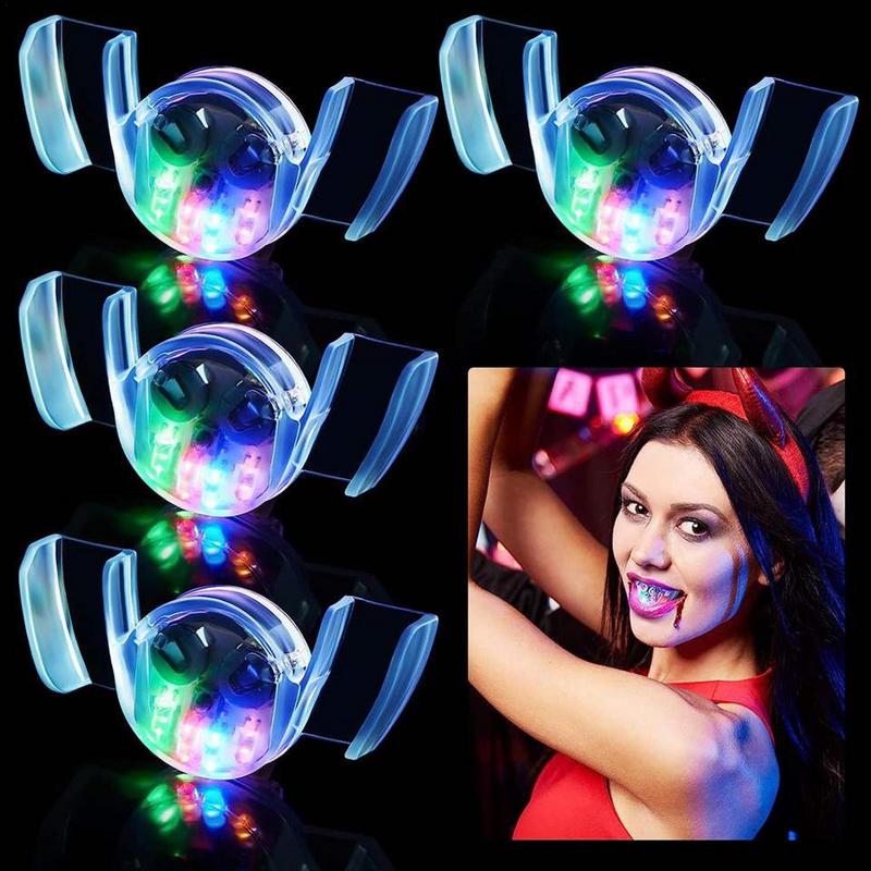 1pcs LED Flashing Mouth Teeth  - đánh giá và giá Led Mouth Tray