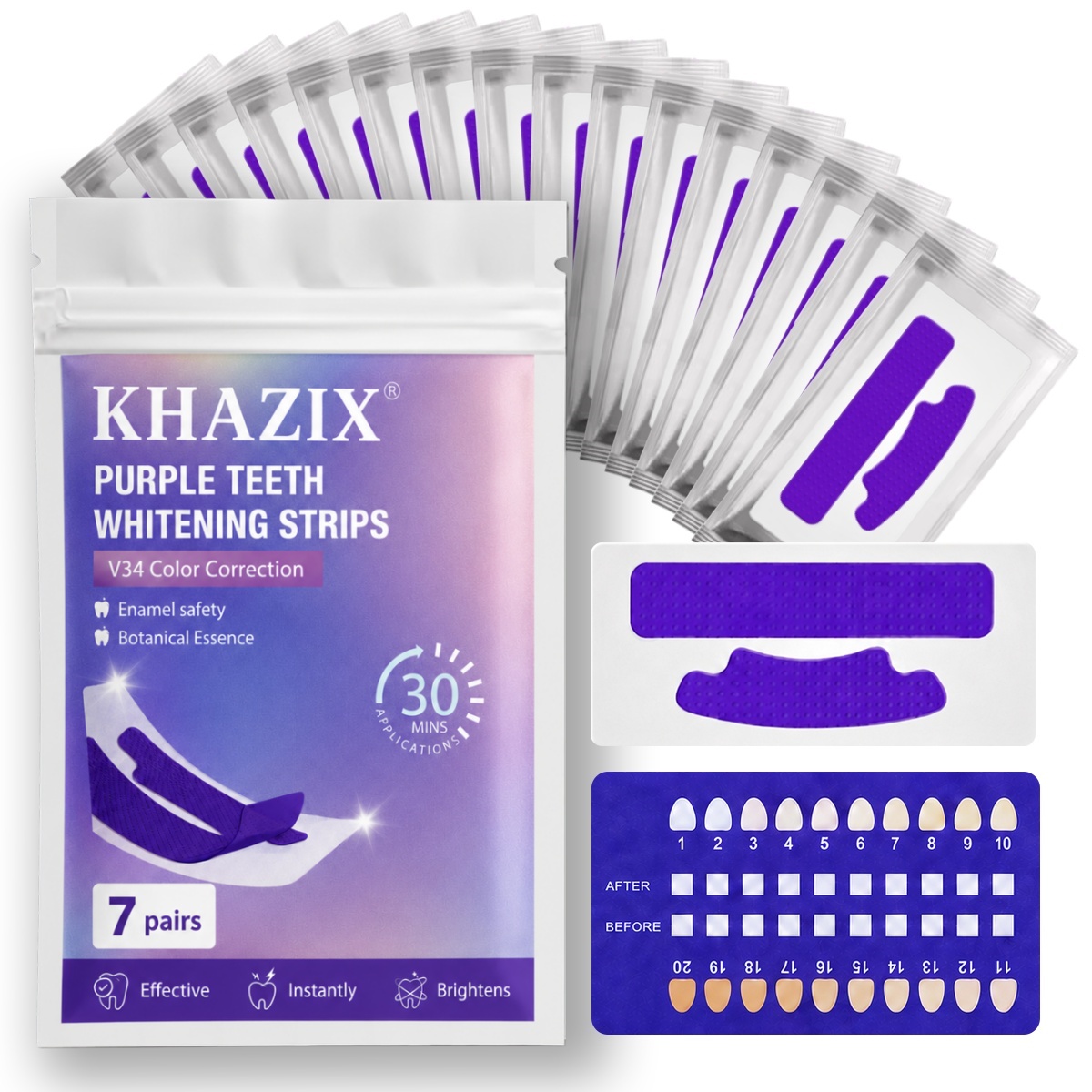 1/7 pairs Teeth Whitening Stri - đánh giá và giá Teeth Whitening Strips Crest