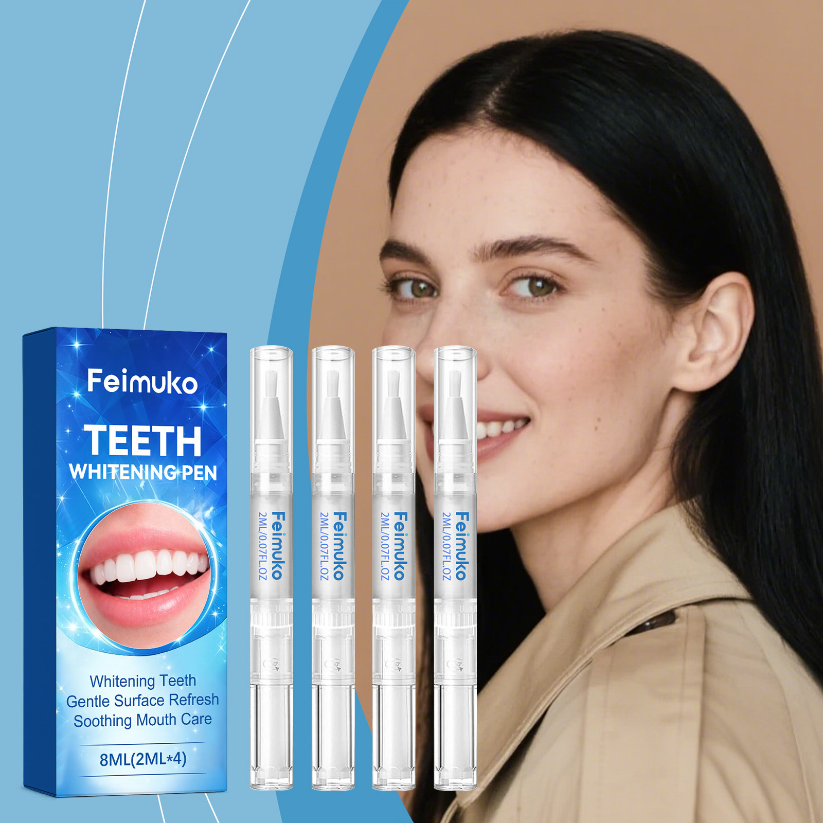Feimuko Teeth Whitening Pen Ki - đánh giá và giá Teeth Whitening Kit At Home