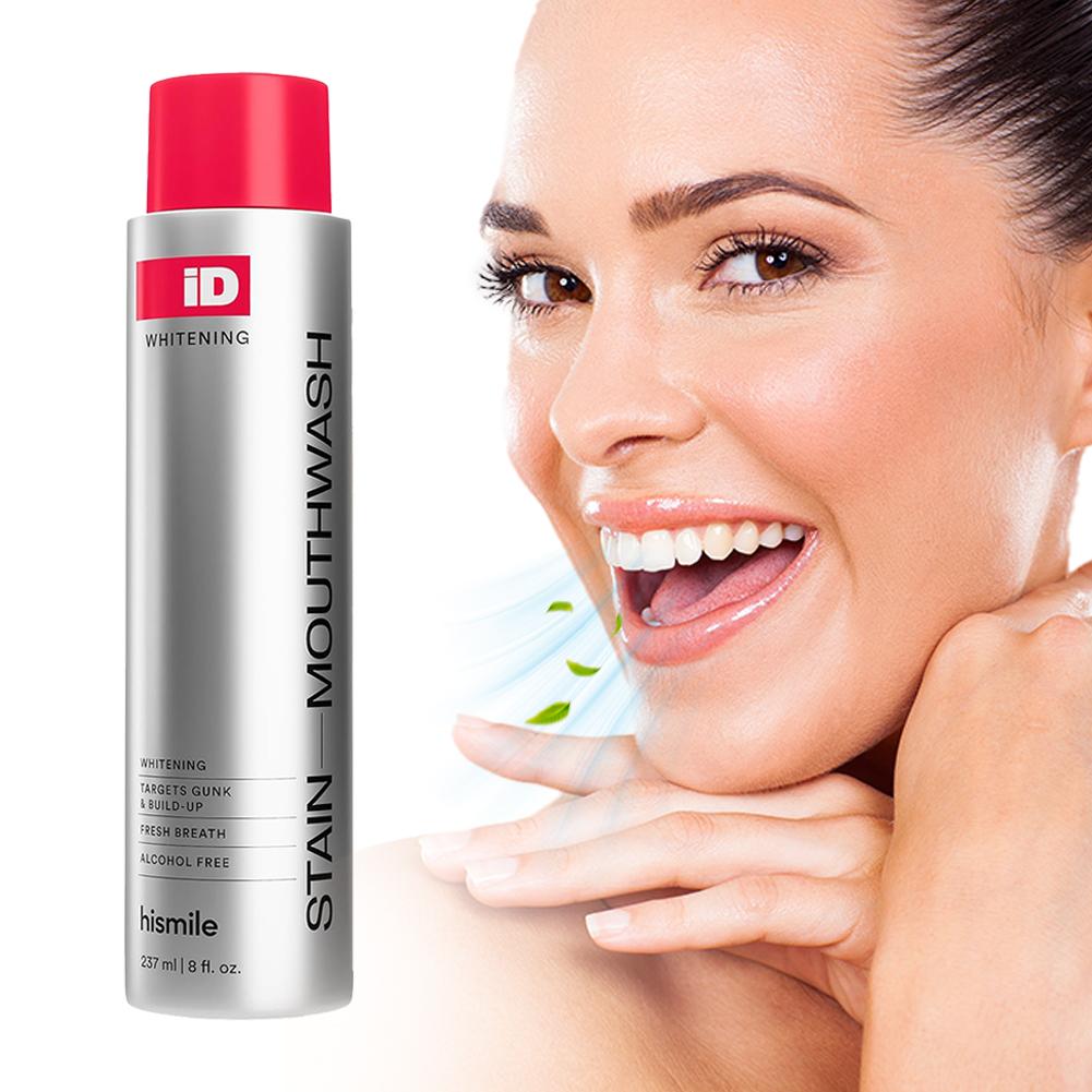 Hismile iD Alcohol Free Mouthw - đánh giá và giá Teeth Whitening Mouthwash