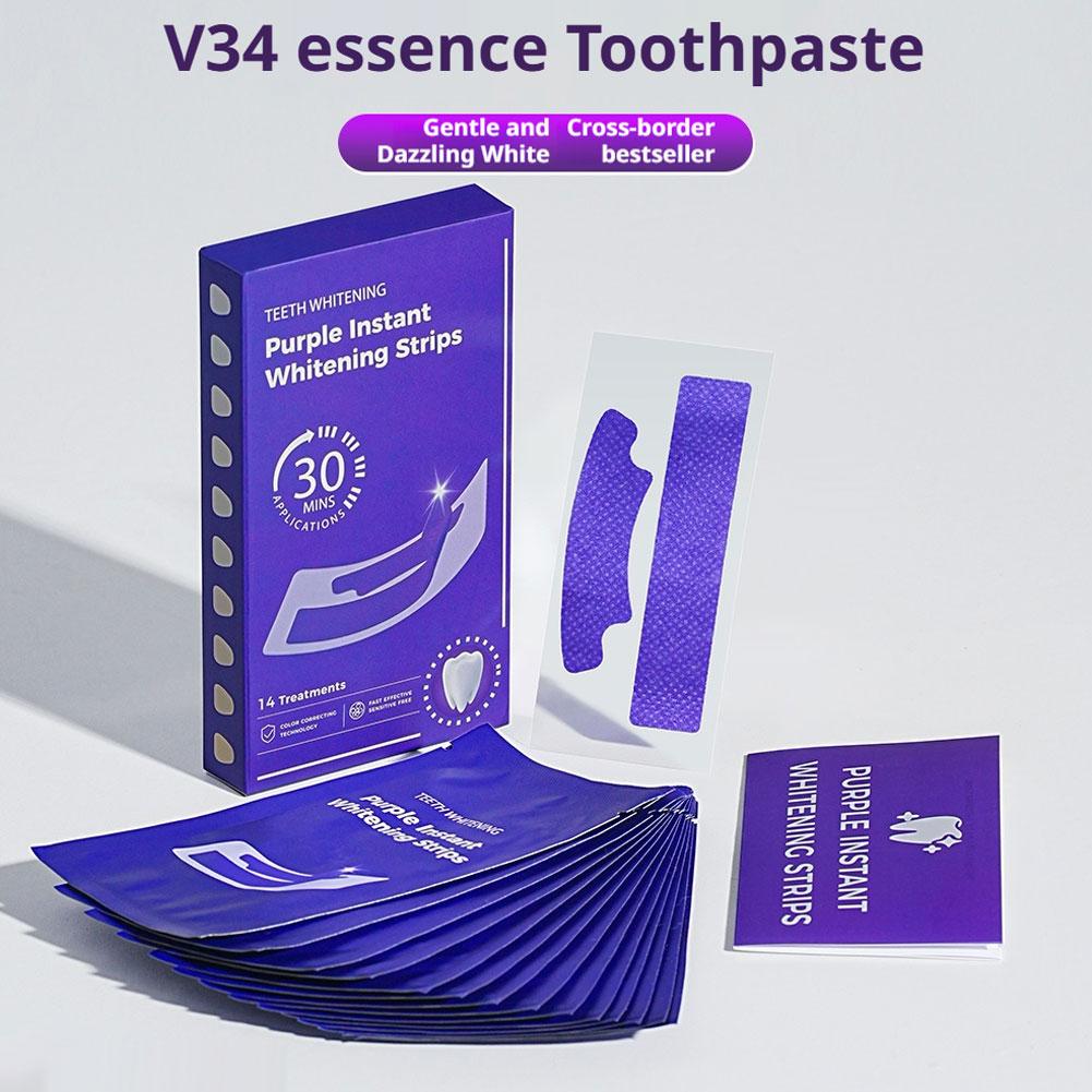 14/28/42PCS V34 Purple Teeth W - đánh giá và giá Teeth Whitening Kit At Home