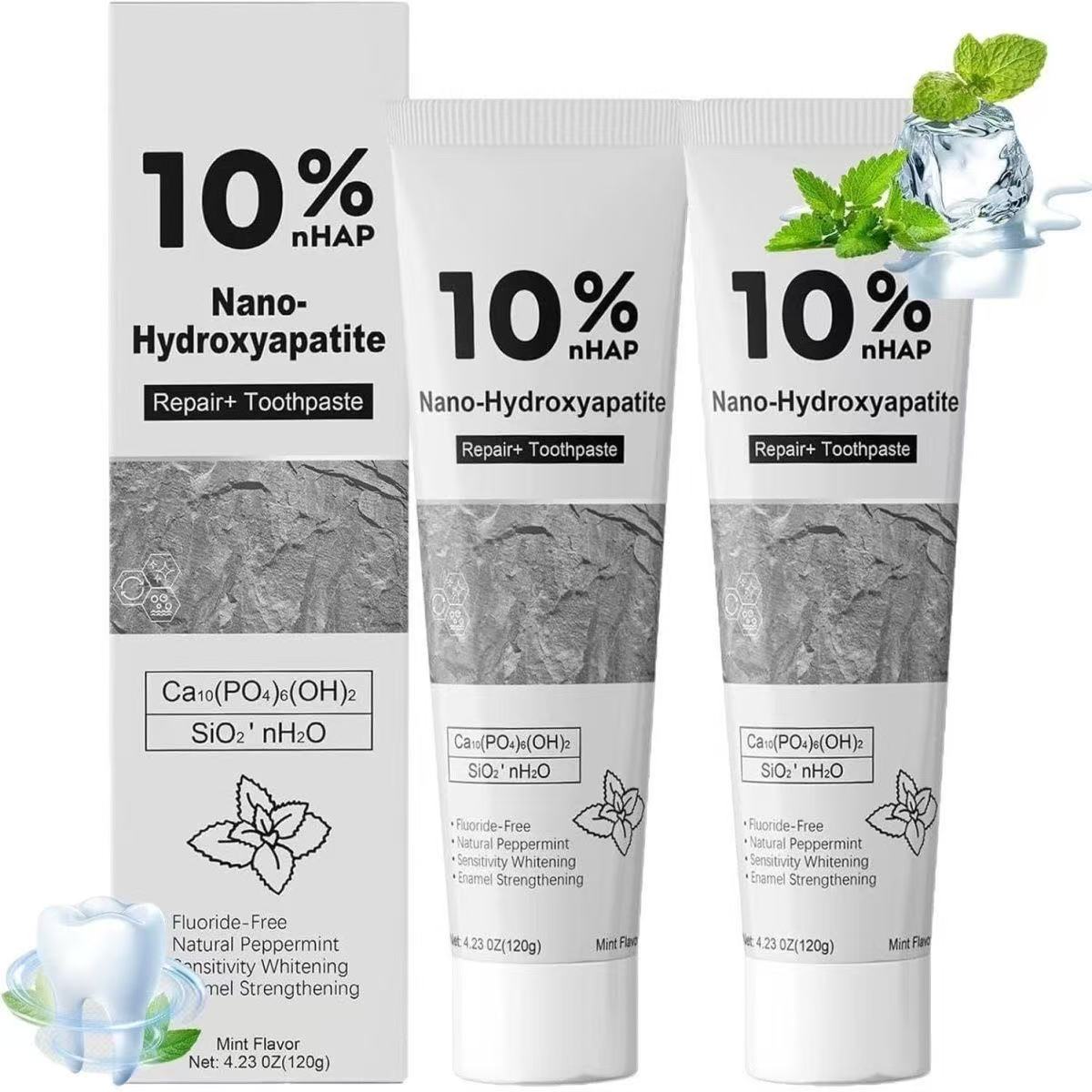 10% Nano Hydroxyapatite Whiten - đánh giá và giá Remineralizing Toothpaste