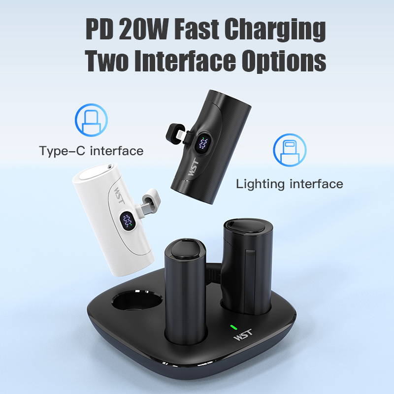 4pcs Portable Mini Power Bank  - đánh giá và giá Led Mouth Tray