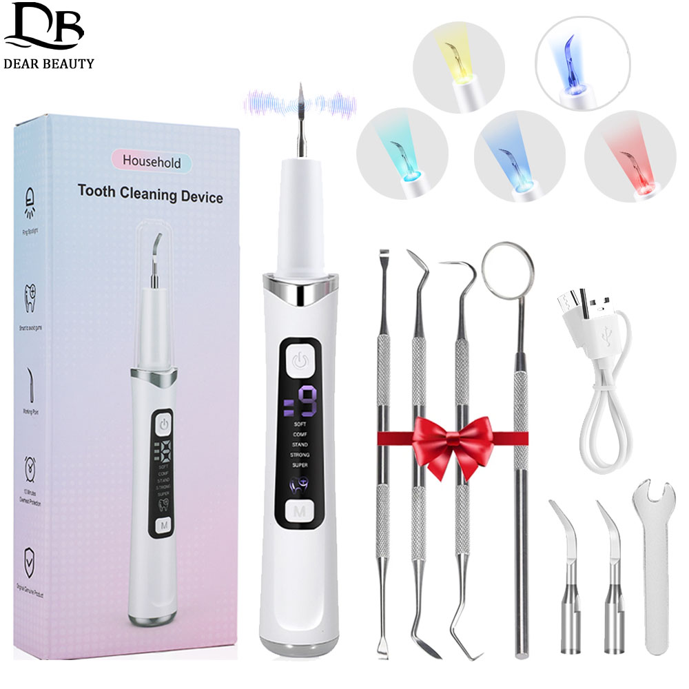 5 LED Light Ultrasonic Tooth C - đánh giá và giá Teeth Whitening Mouthwash