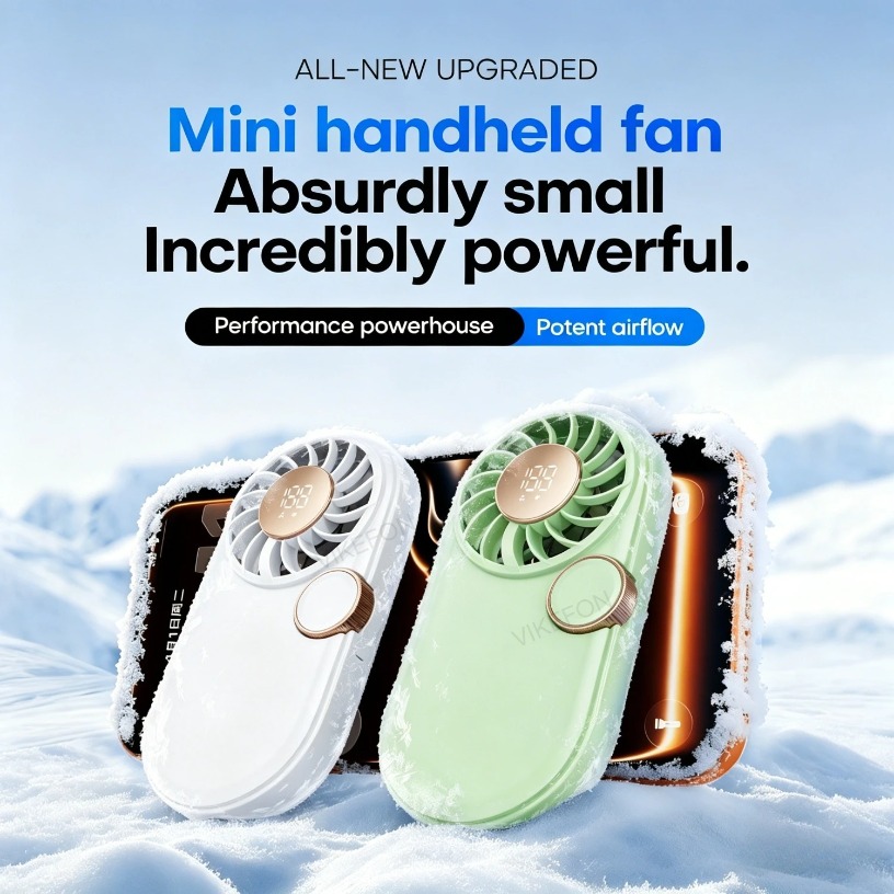 11000RPM Mini Pocket Fan Lipst - đánh giá và giá Led Mouth Tray