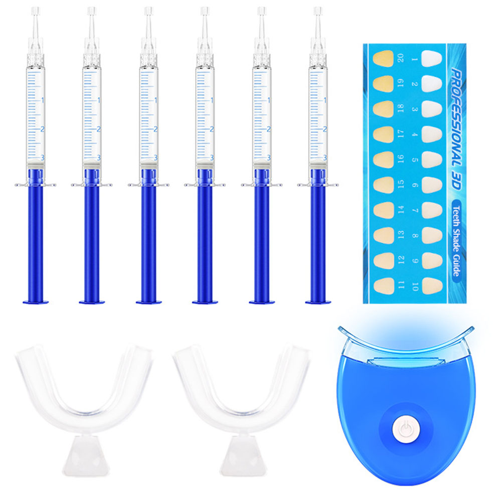 3/6/10 Teeth Whitening Kit Gel - đánh giá và giá Led Mouth Tray