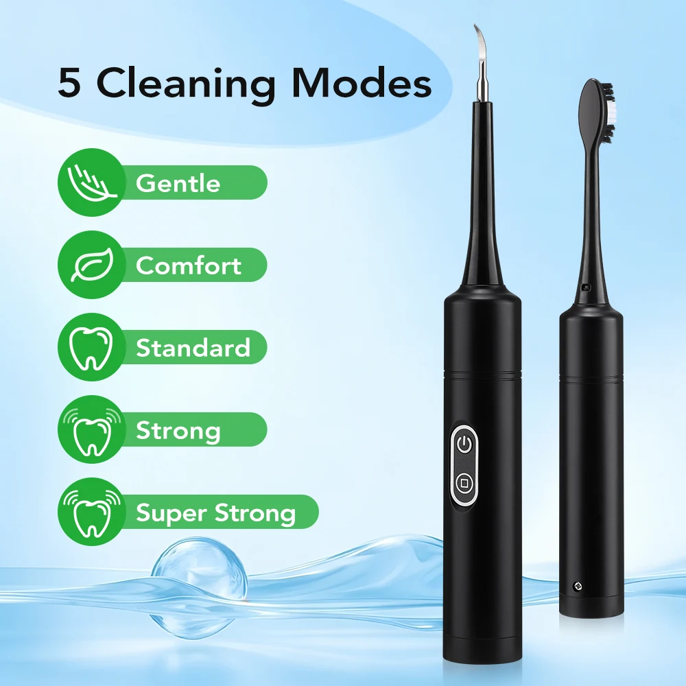 Electric Sonic Vibration Denta - đánh giá và giá Teeth Whitening Mouthwash