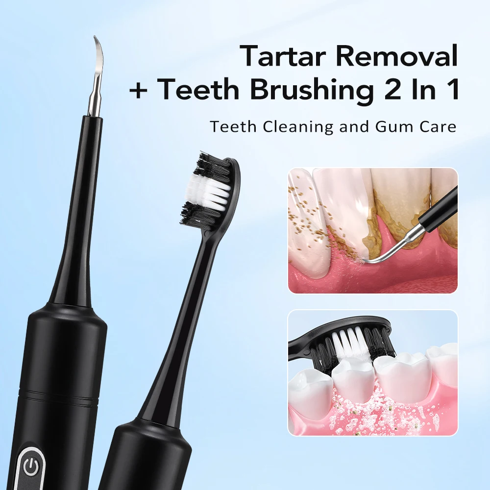 Electric Sonic Vibration Denta - đánh giá và giá Teeth Whitening Mouthwash