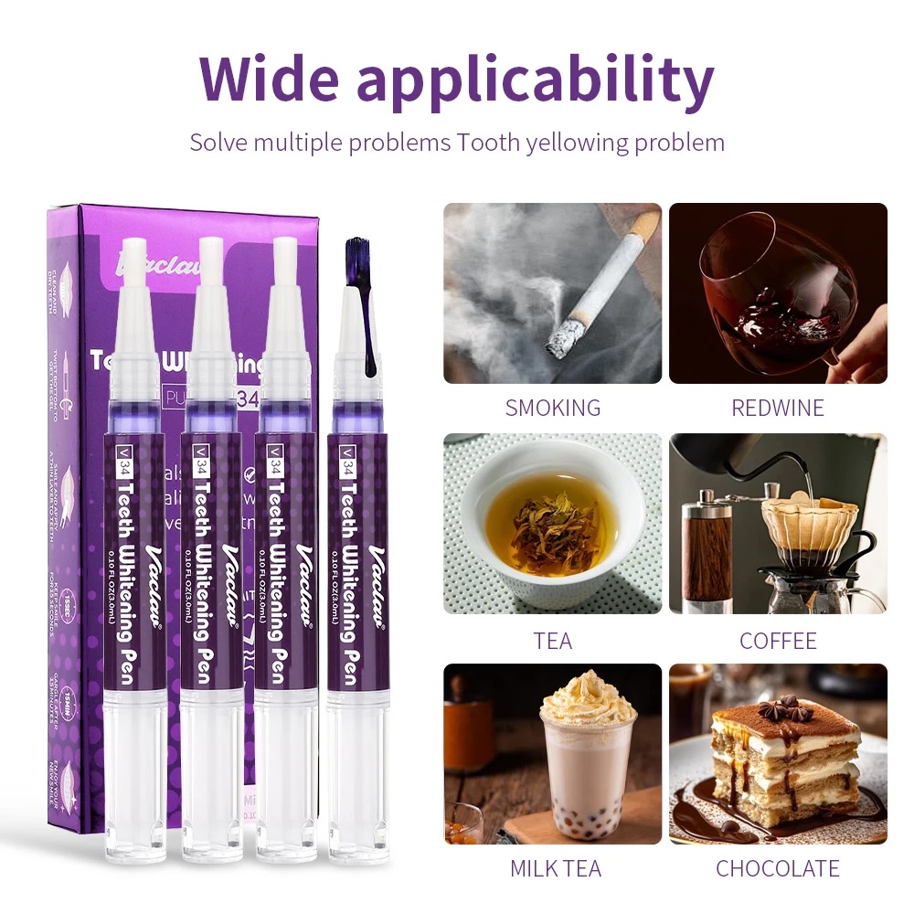 Vaclav V34 Purple teeth whiten - đánh giá và giá Teeth Whitening Gels Used By Dentists