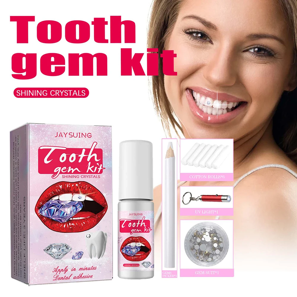DIY Tooth Gems Kit with Crysta - đánh giá và giá Teeth Whitening Kit At Home